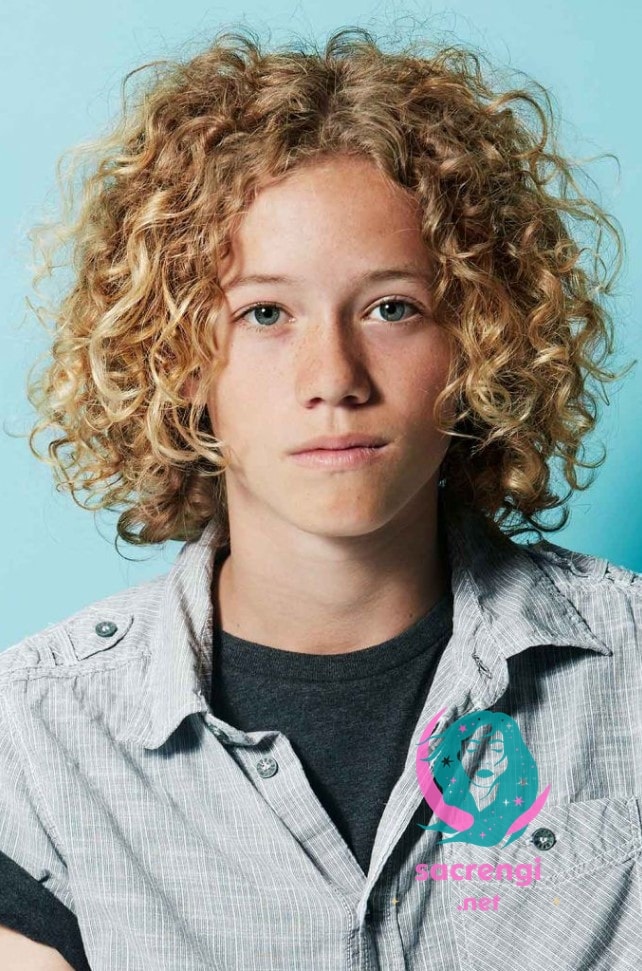 Boy Curly Hairstyle