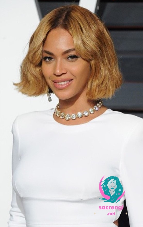 Beyonce Küt Saç Modeli