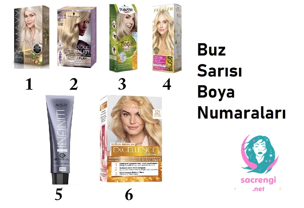 Buz Sarısı Saç Rengi Boya Numaraları ve Uygulamaları