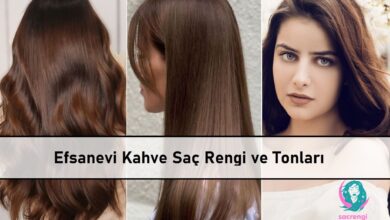 Efsanevi Kahve Saç Rengi ve Tonları ana