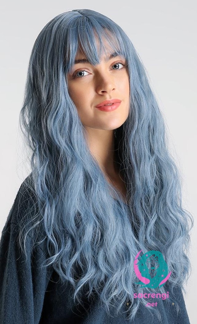 Mavi Su Dalgası Saç Modelleri