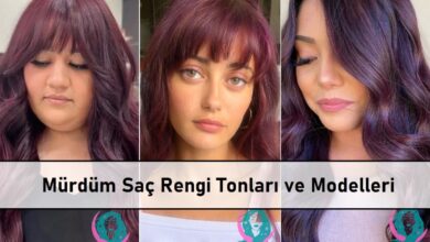 Mürdüm Saç Rengi Tonları ve Modelleri