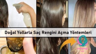 Doğal Yollarla Saç Rengini Açma Yöntemleri