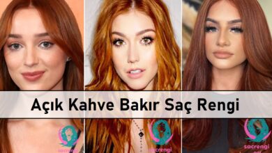 Açık Kahve Bakır Saç Rengi ana