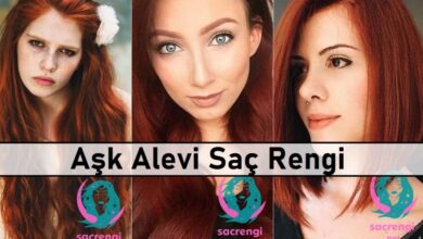 Aşk Alevi Saç Rengi