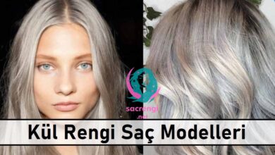 Kül Rengi Saç Modelleri
