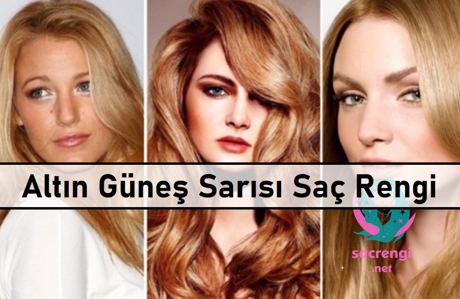 Altın Güneş Sarısı Saç Rengi ana