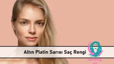 Altın Platin Sarısı Saç Rengi ana